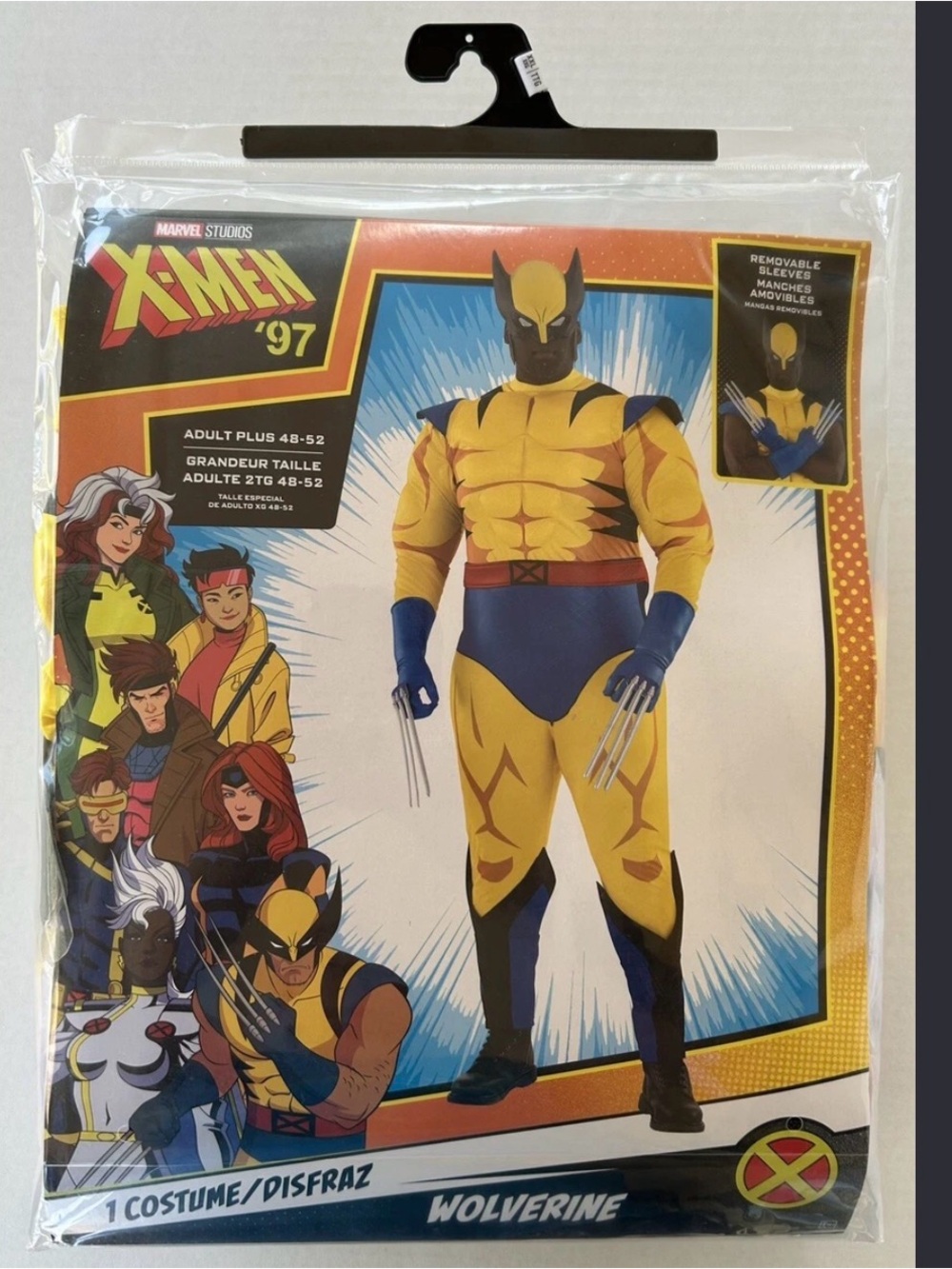 Wolverine Costume Adult XXL NWT